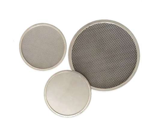 round covers porous stainless steel powder sintered filter element